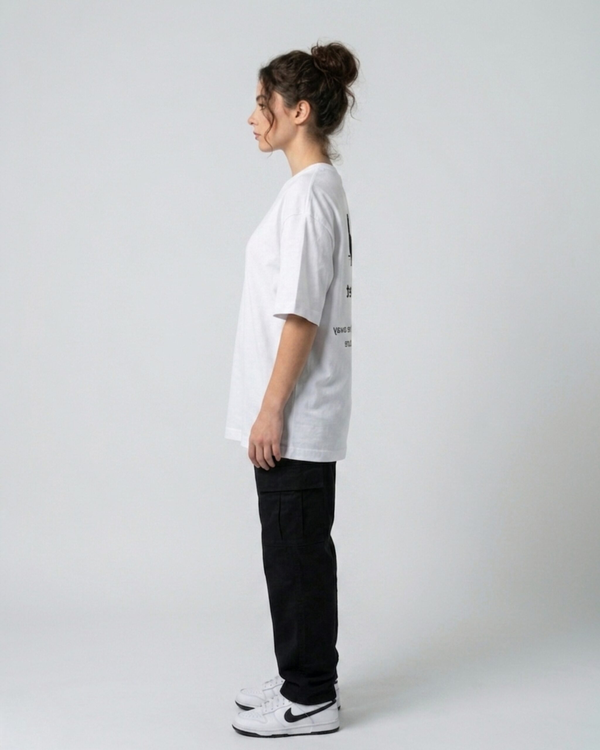 White Oversized Classic T-Shirt - Image 4