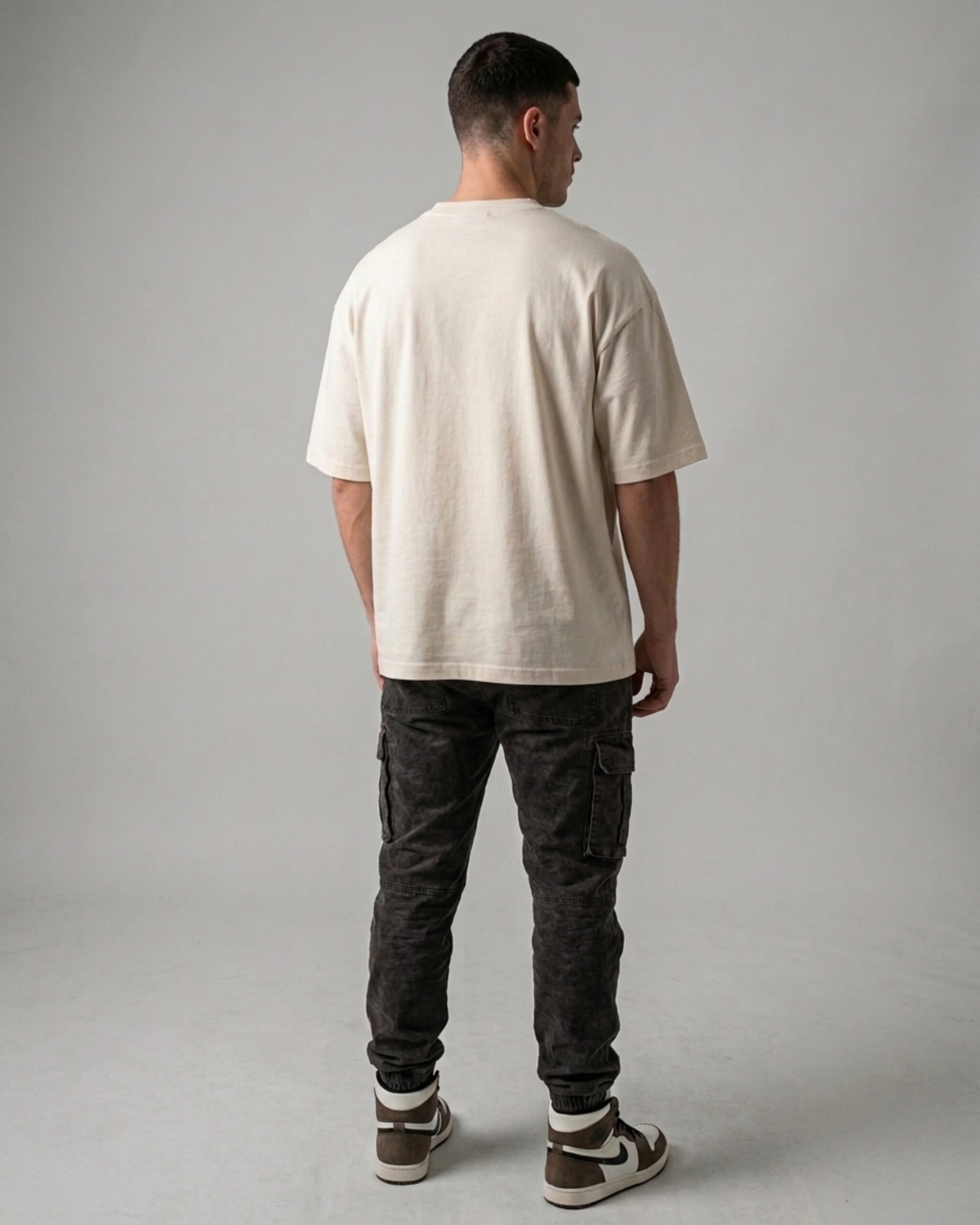 Off White Oversized Classic T-Shirt - Image 5