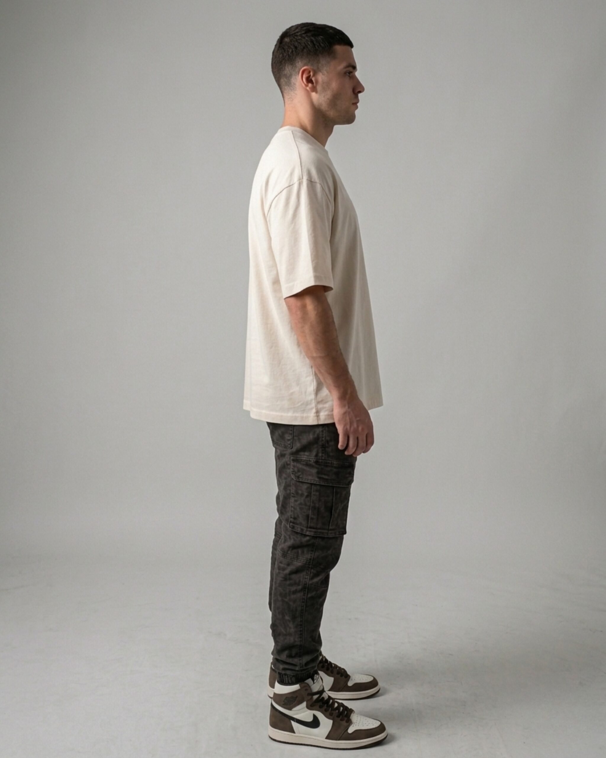 Off White Oversized Classic T-Shirt - Image 4