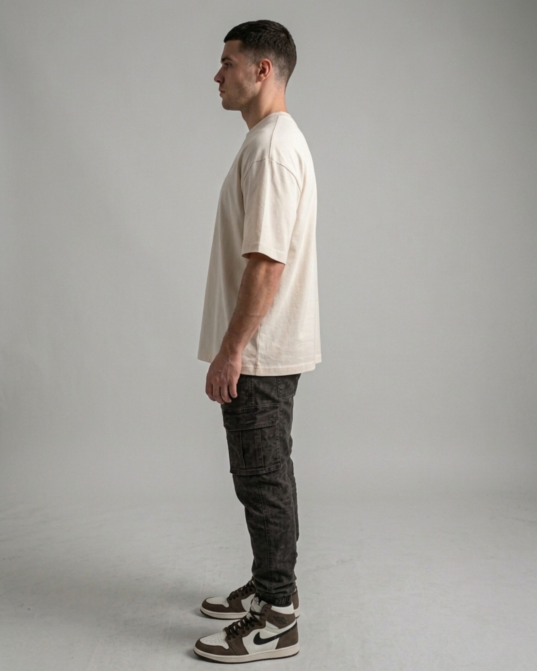 Off White Oversized Classic T-Shirt - Image 3